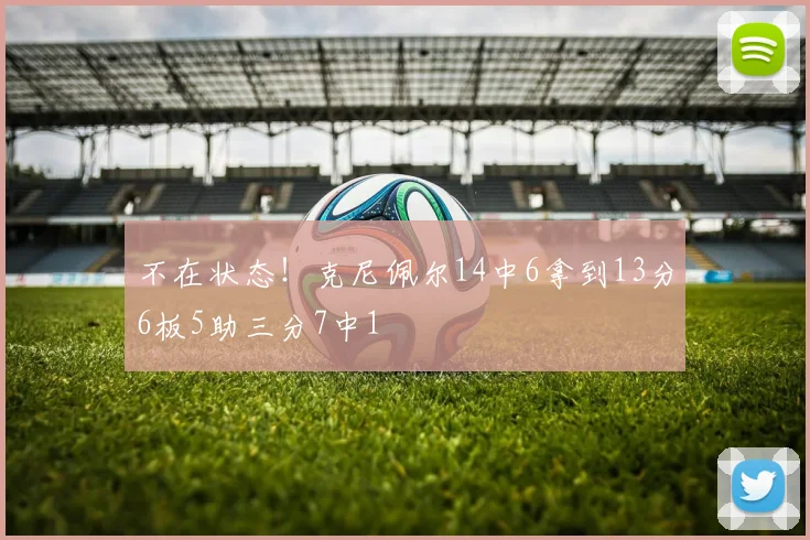 不在状态！克尼佩尔14中6拿到13分6板5助三分7中1